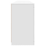 Dressoir met LED-verlichting 162x37x67 cm wit - AllerleiShop