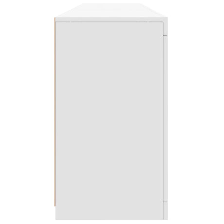 Dressoir met LED-verlichting 162x37x67 cm wit - AllerleiShop