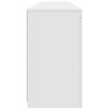 Dressoir met LED-verlichting 181,5x37x67 cm wit - AllerleiShop