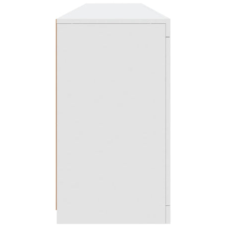 Dressoir met LED-verlichting 181,5x37x67 cm wit - AllerleiShop