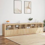 Dressoir met LED-verlichting 283x37x67 cm sonoma eikenkleurig - AllerleiShop