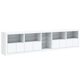 Dressoir met LED-verlichting 283x37x67 cm wit - AllerleiShop