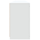 Dressoir met LED-verlichting 162x37x67 cm wit - AllerleiShop