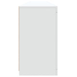 Dressoir met LED-verlichting 202x37x67 cm wit - AllerleiShop