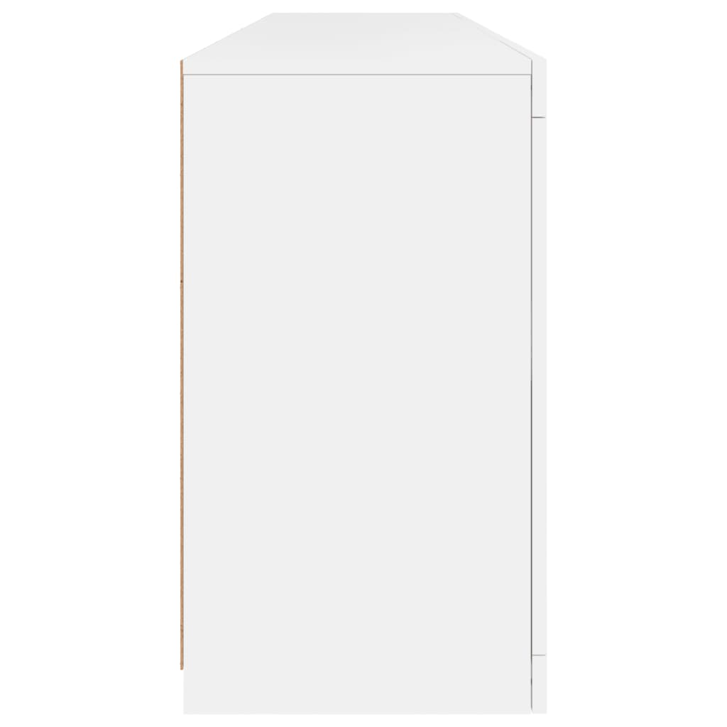 Dressoir met LED-verlichting 164x37x67 cm wit - AllerleiShop