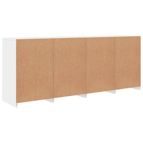 Dressoir met LED-verlichting 164x37x67 cm wit - AllerleiShop