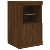 Dressoir met LED-verlichting 164x37x67 cm bruin eikenkleur - AllerleiShop