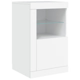 Dressoir met LED-verlichting 123x37x67 cm wit - AllerleiShop