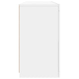 Dressoir met LED-verlichting 142,5x37x67 cm wit - AllerleiShop