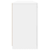 Dressoir met LED-verlichting 163x37x67 cm wit - AllerleiShop