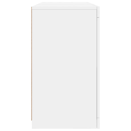 Dressoir met LED-verlichting 123x37x67 cm wit - AllerleiShop