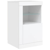 Dressoir met LED-verlichting 123x37x67 cm wit - AllerleiShop