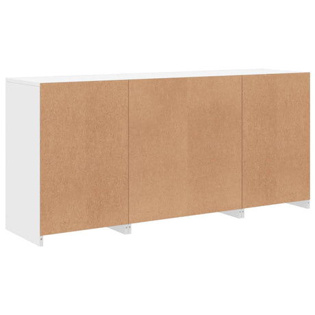 Dressoir met LED-verlichting 142,5x37x67 cm wit - AllerleiShop