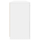 Dressoir met LED-verlichting 163x37x67 cm wit - AllerleiShop