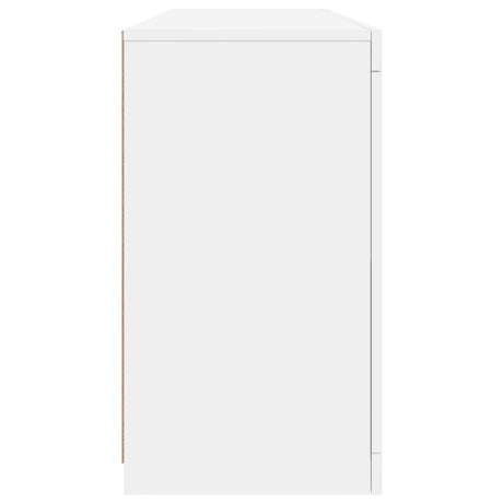 Dressoir met LED-verlichting 163x37x67 cm wit - AllerleiShop