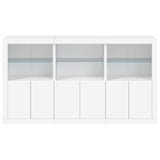 Dressoir met LED-verlichting 181,5x37x100 cm wit - AllerleiShop