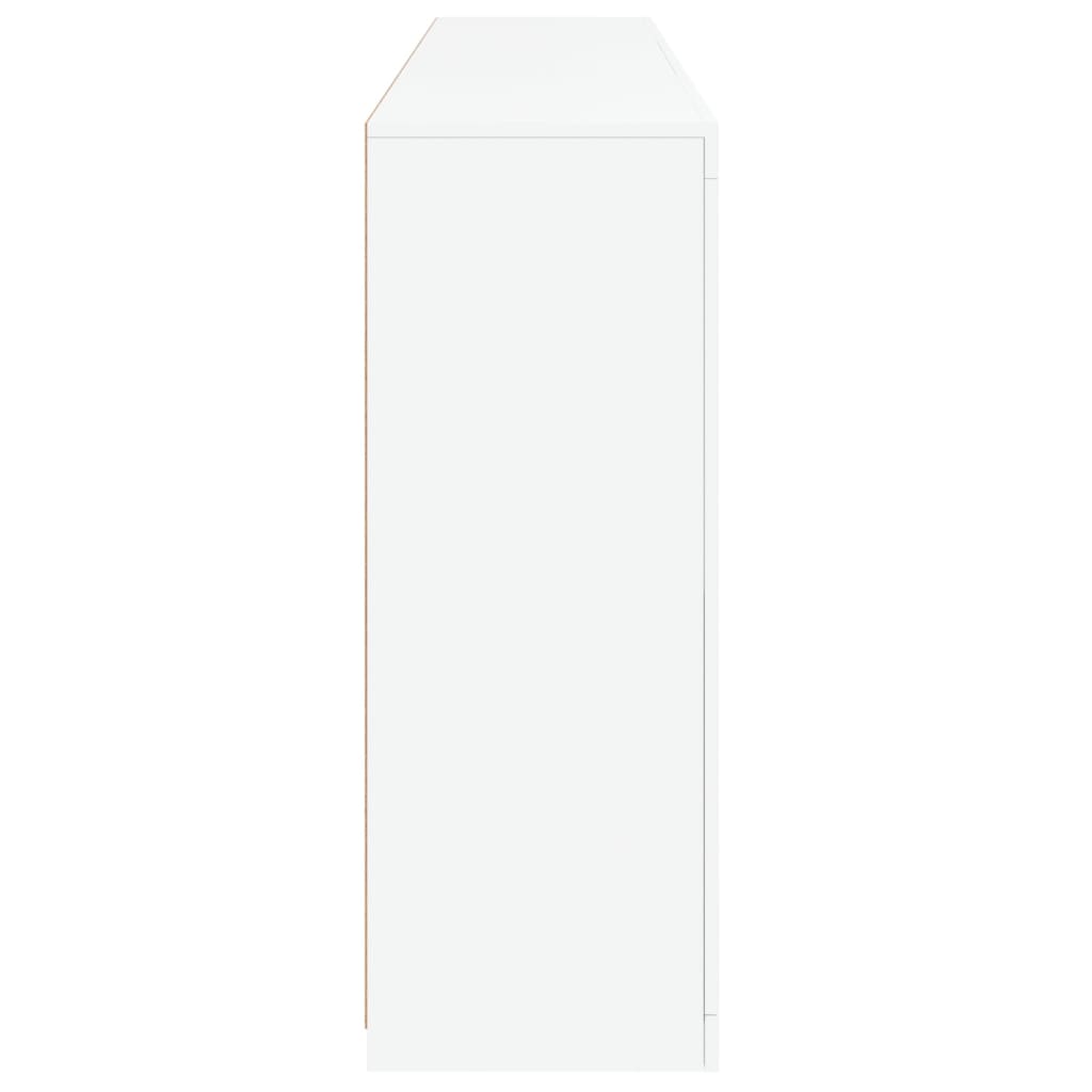 Dressoir met LED-verlichting 181,5x37x100 cm wit - AllerleiShop