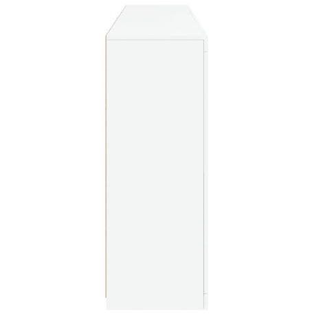 Dressoir met LED-verlichting 181,5x37x100 cm wit - AllerleiShop