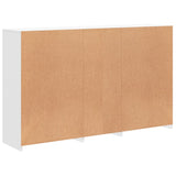 Dressoir met LED-verlichting 162x37x100 cm wit - AllerleiShop