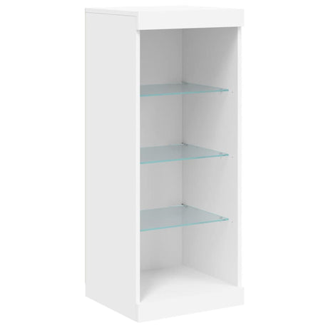 Dressoir met LED-verlichting 162x37x100 cm wit - AllerleiShop