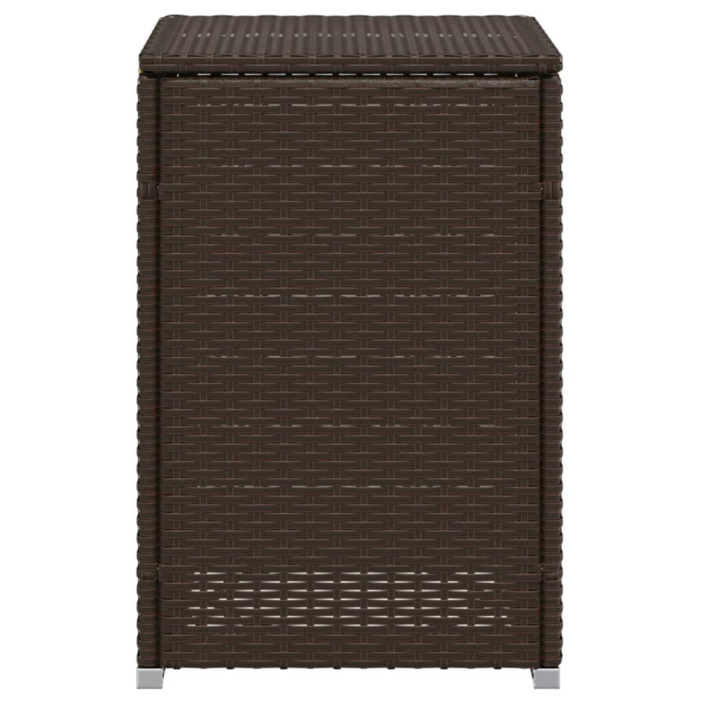 Afdekkast voor propaangasfles 40x40x60 cm Poly Rattan bruin - AllerleiShop