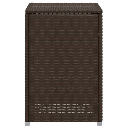 Afdekkast voor propaangasfles 40x40x60 cm Poly Rattan bruin - AllerleiShop