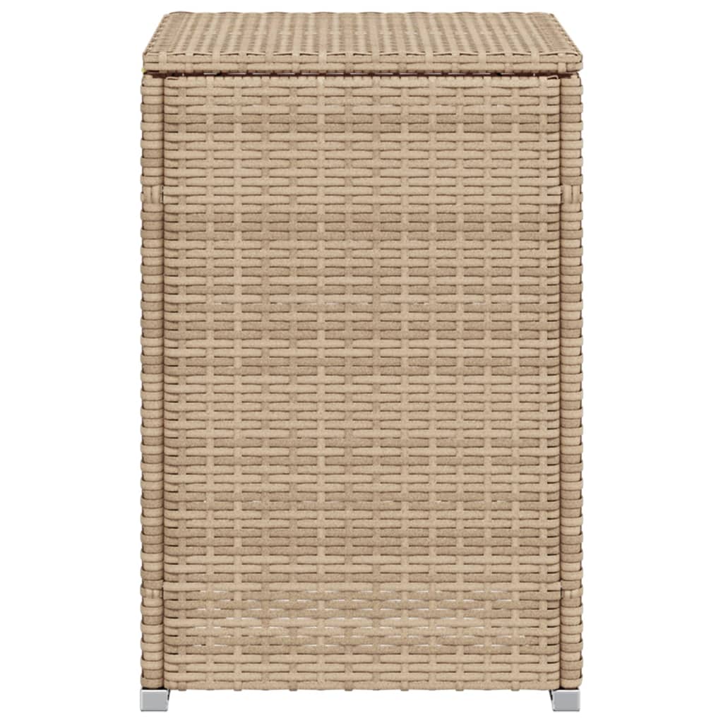 Afdekkast voor propaangasfles 40x40x60 cm Poly Rattan beige - AllerleiShop