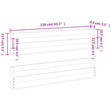 Schoenenrekken 2 st 110x8,5x23,5 cm massief grenenhout wasbruin