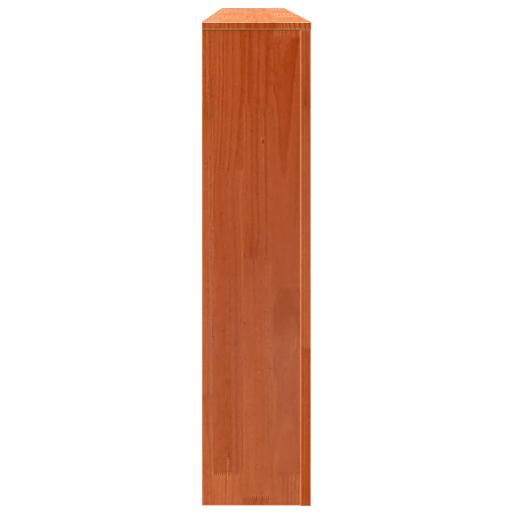 Radiatorombouw 169x19x84 cm massief grenenhout wasbruin - AllerleiShop