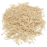 1000 st Golftees 70 mm bamboe