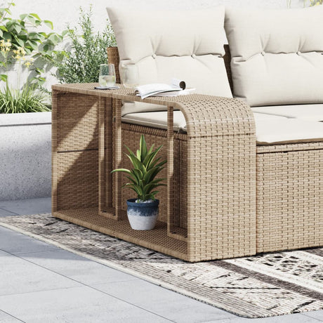 Opbergschappen 2 st poly rattan beige - AllerleiShop