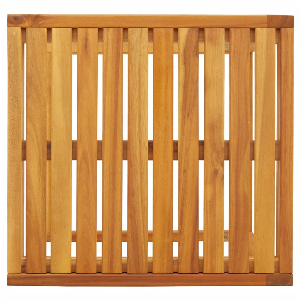 Bijzettafel C-vormig 42x40x50 cm massief acaciahout - AllerleiShop