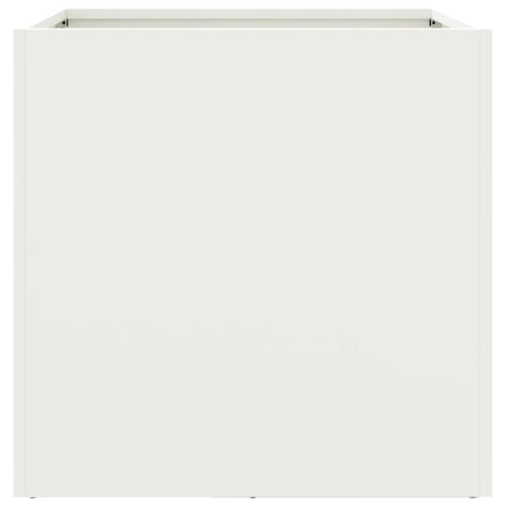 Plantenbak 49x47x46 cm staal wit - AllerleiShop