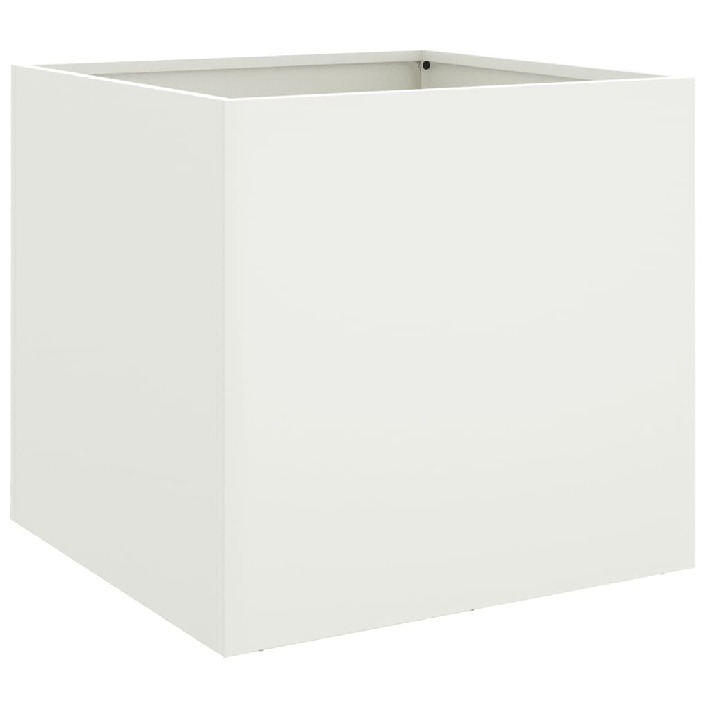 Plantenbak 49x47x46 cm staal wit - AllerleiShop