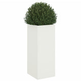 Plantenbak 32x29x75 cm staal wit - AllerleiShop