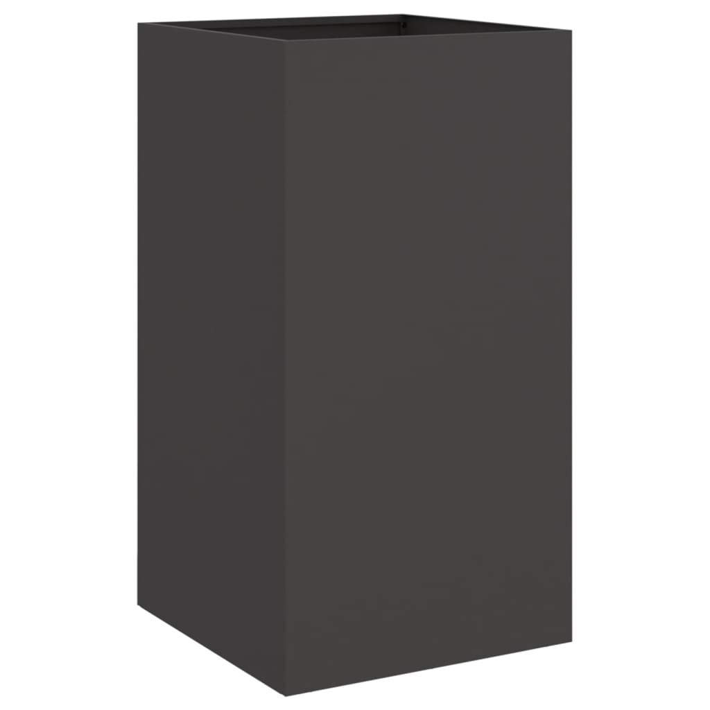 Plantenbak 42x38x75 cm staal zwart - AllerleiShop