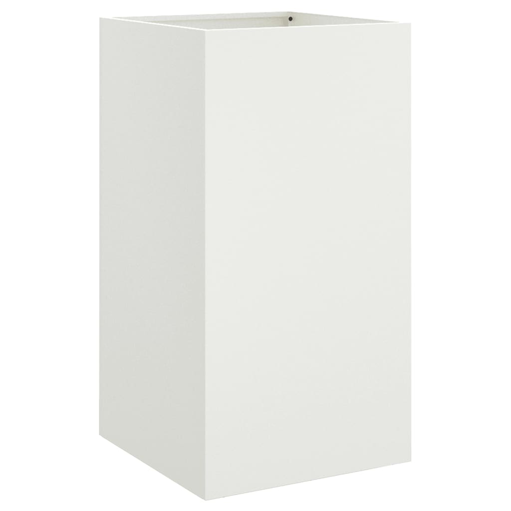 Plantenbak 42x38x75 cm staal wit - AllerleiShop