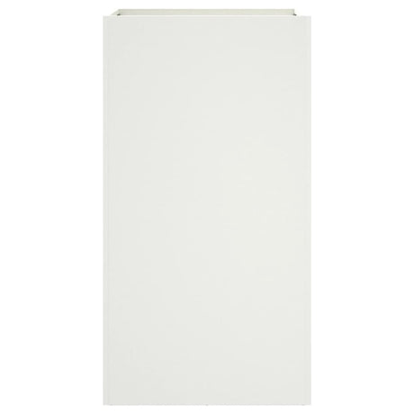 Plantenbak 42x38x75 cm staal wit - AllerleiShop