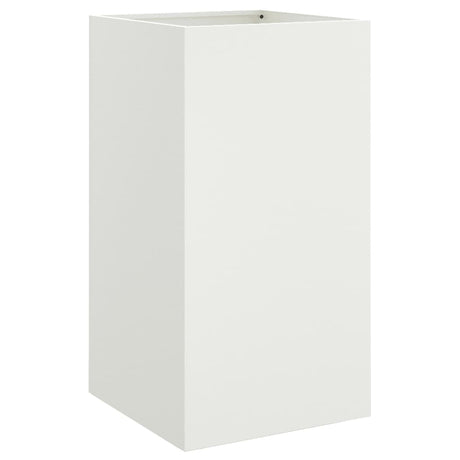 Plantenbak 42x38x75 cm staal wit - AllerleiShop