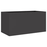 Plantenbak 62x30x29 cm staal zwart - AllerleiShop