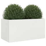 Plantenbak 62x30x29 cm staal wit - AllerleiShop