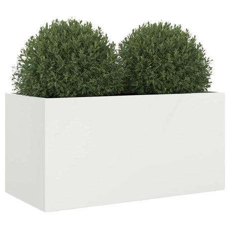 Plantenbak 62x30x29 cm staal wit - AllerleiShop