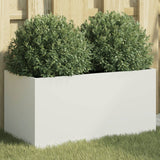 Plantenbak 62x30x29 cm staal wit - AllerleiShop