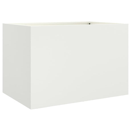 Plantenbak 62x40x39 cm staal wit - AllerleiShop