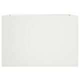 Plantenbak 62x40x39 cm staal wit - AllerleiShop