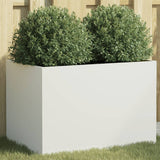 Plantenbak 62x40x39 cm staal wit - AllerleiShop