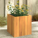 Plantenbak 25x25x25 cm massief acaciahout - AllerleiShop