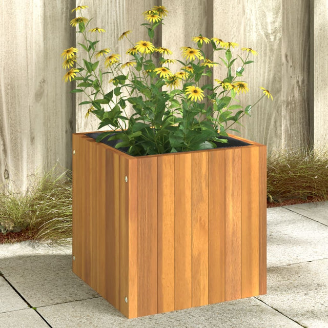 Plantenbak 35x35x35 cm massief acaciahout - AllerleiShop