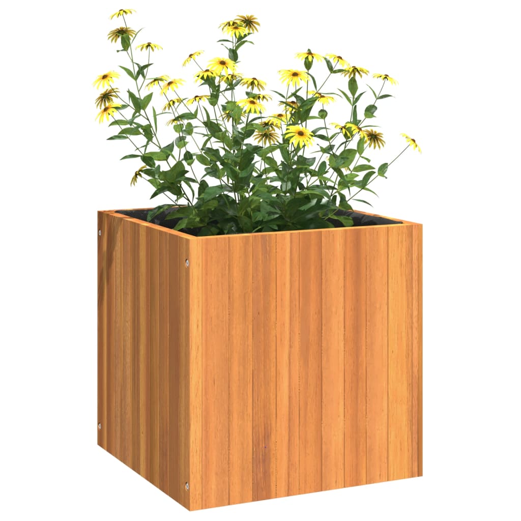 Plantenbak 45x45x45 cm massief acaciahout - AllerleiShop