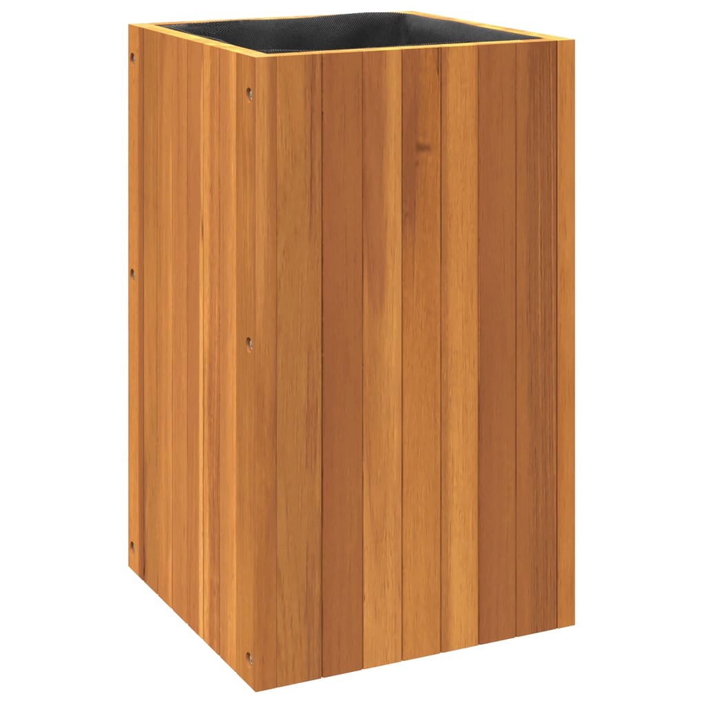 Plantenbak 35x35x60 cm massief acaciahout - AllerleiShop